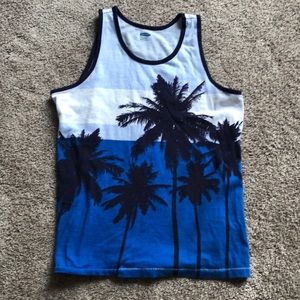 Boys led navy tank top new washed but not worn